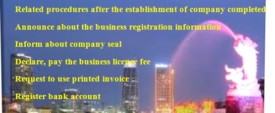 Important things to handle after incorporating a company in Vietnam 